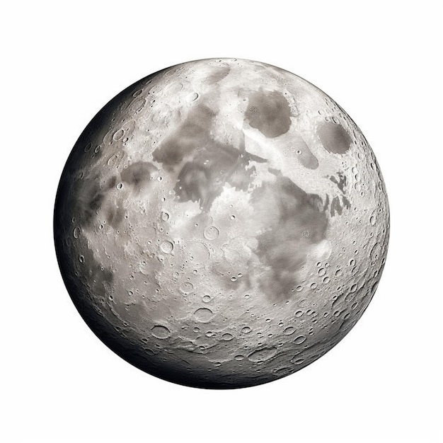 Vetor realista lua cheia ou astronomia planeta design super lua lua cheia transparente eps