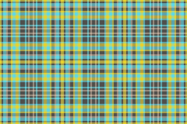 Vetor têxtil de tecido textura padrão xadrez verifique o fundo tartan sem costura