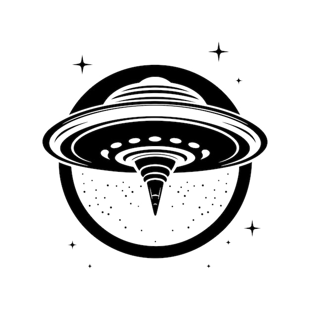 Vetor vetor ufo ilustração vetorial objeto voador não identificado disco nave cósmica