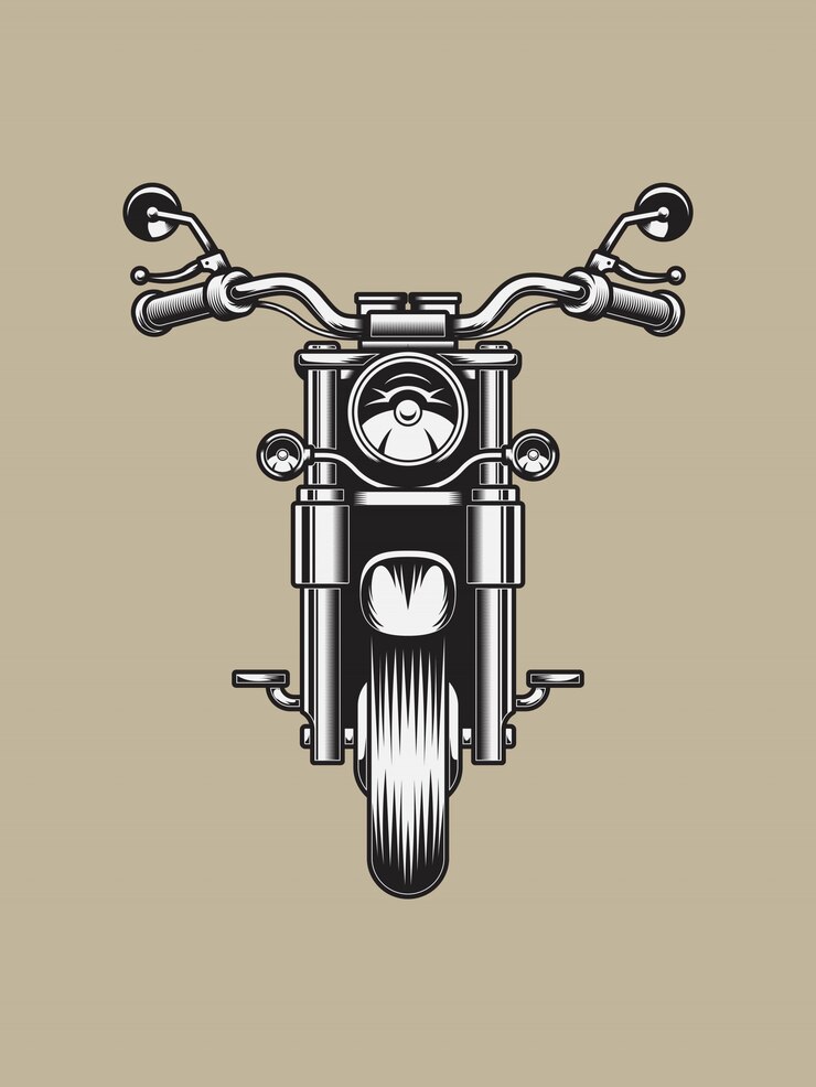 Vetor vetor vintage motocicleta