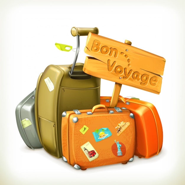 Vetor viajando, ilustração