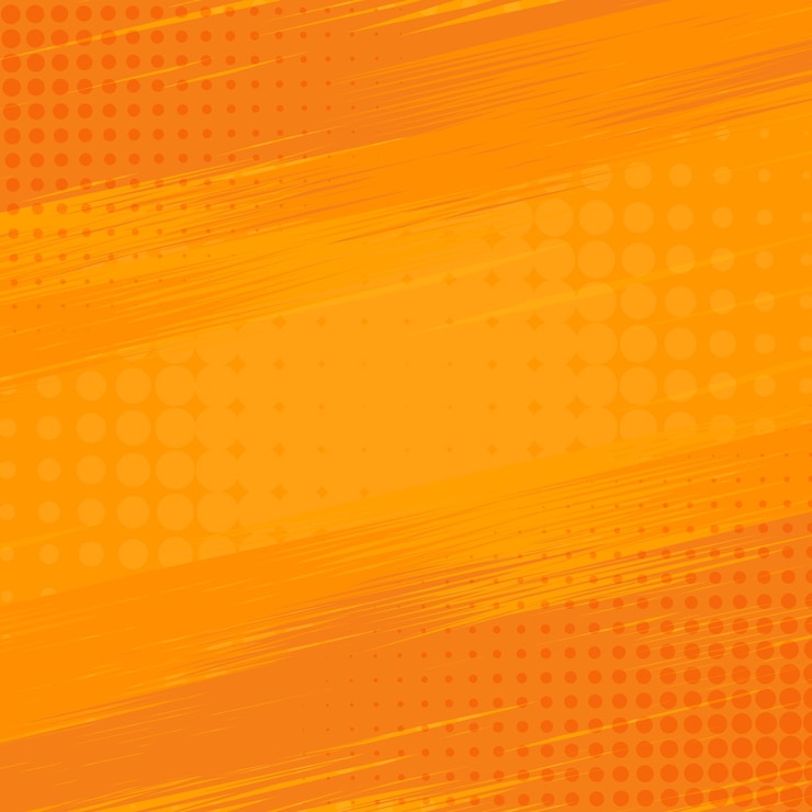 Vintage pop art fundo amarelo e laranja Ilustração em vetor papel de parede de banner