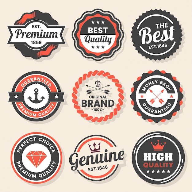 Vintage retro vector logo para banner