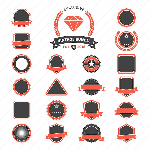 Vetor vintage retro vector logo para banner