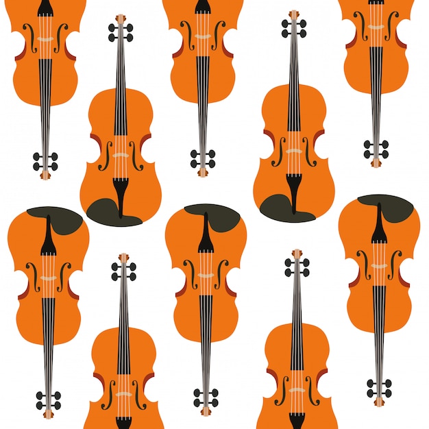 Violino, instrumento musical, padrão