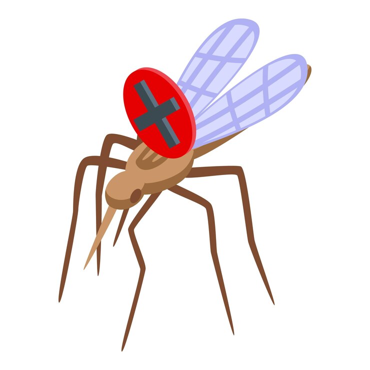 Vetor vírus mosquito ícone isométrico vetor creme elétrico proteção contra malária