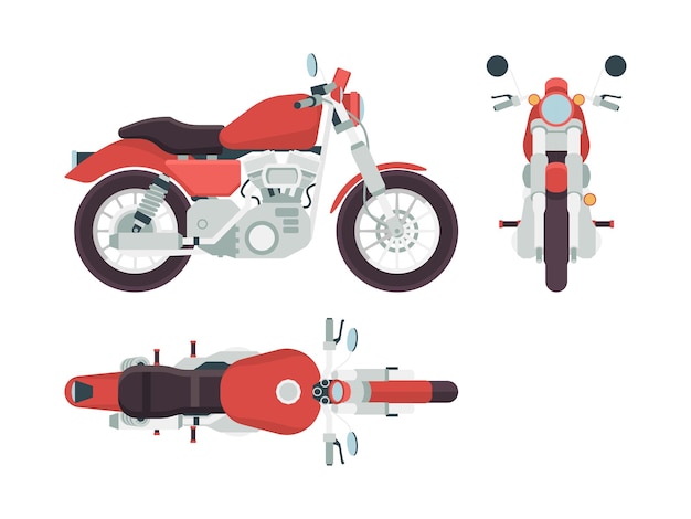 Motociclo Com Uma Página De Coloração Do Veículo Ilustração do Vetor -  Ilustração de motor, moto: 251670507