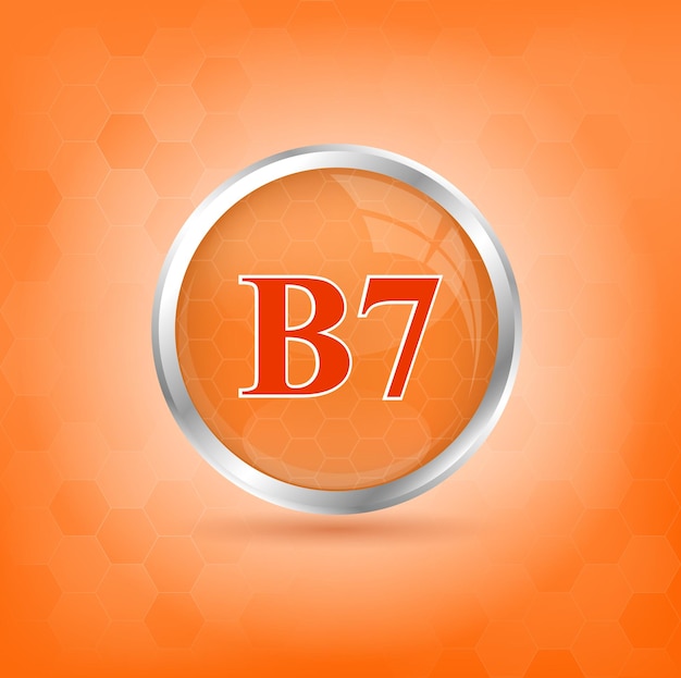 Vitamina b7 ícone estrutura substância verde clara cuidados pessoais medicina símbolo de saúde de tiamina