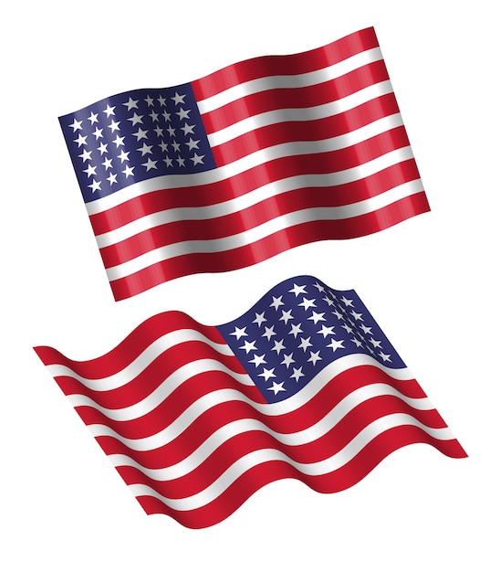 voando bandeira americana