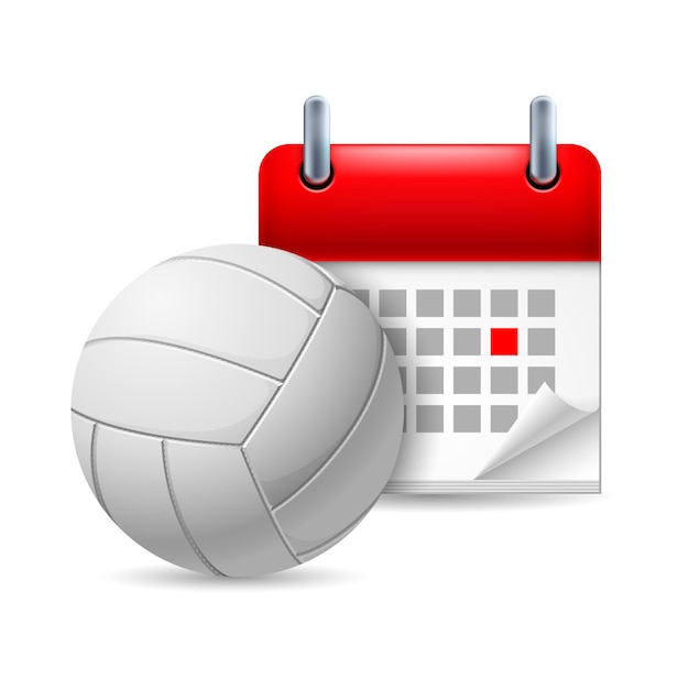 Vôlei e calendário