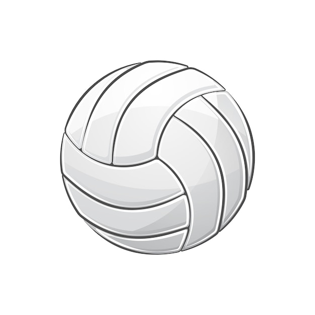 Vetor voleibol com golpe