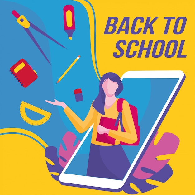 Voltar para a escola Marketing criativo Mídias sociais