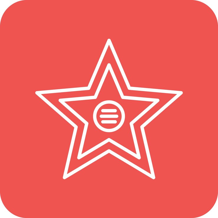 Vetor walk of fame imagem vetorial de ícone pode ser usado para produção de vídeo
