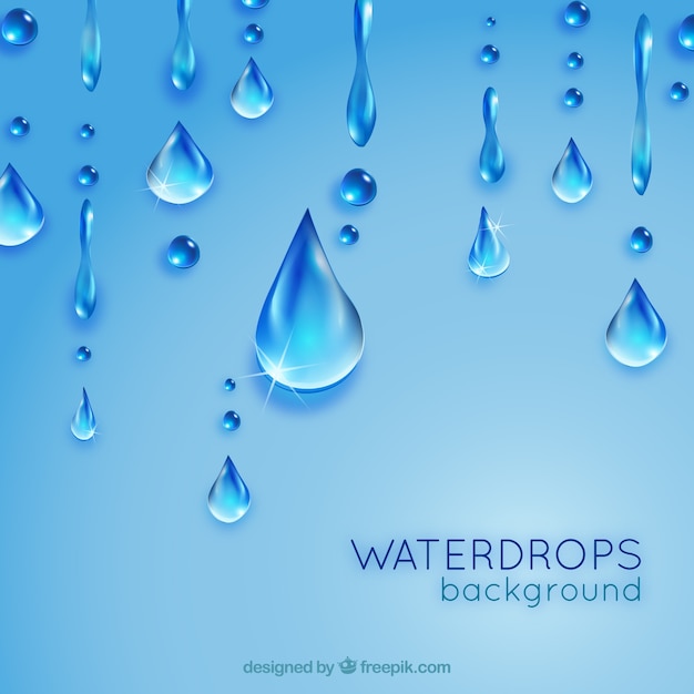 Waterdrops fundo