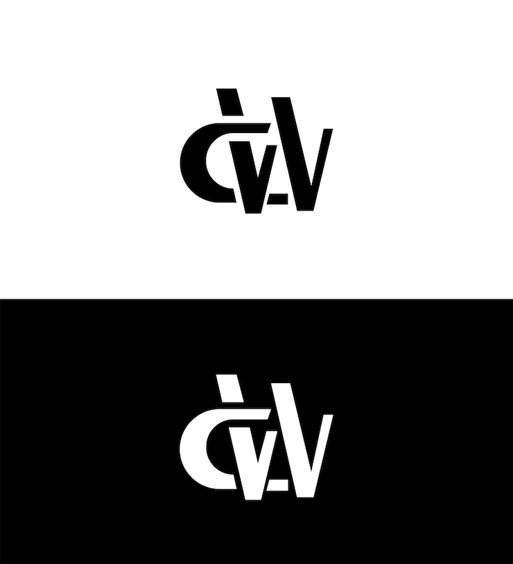 Vetor wc logo wc wc letras wc monograma cw logo cw letra cw monogram cw ícone cw logo design