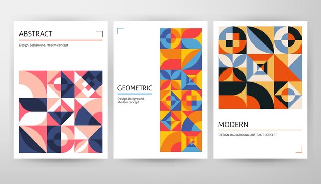 Web design moderno da bauhaus