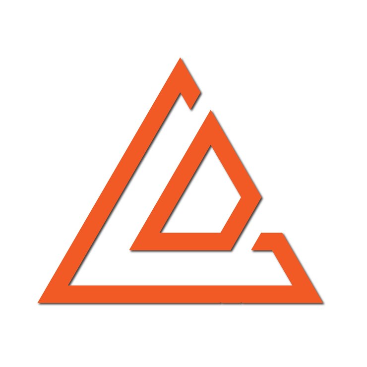 Vetor web line design de logotipo moderno em cores completas