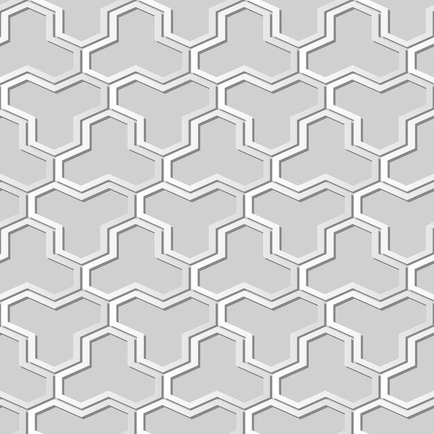 White paper art polygon geometry cross frame, decoração elegante de fundo para cartão de banner web