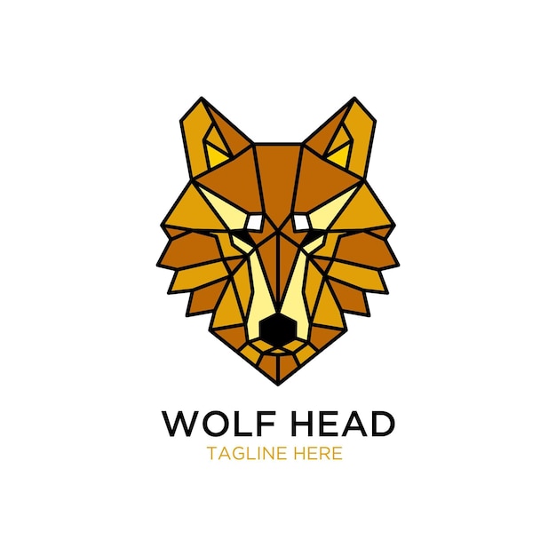 Vetor wolf head logo