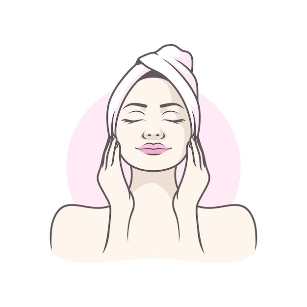 Womens beauty treatment design in spa salon