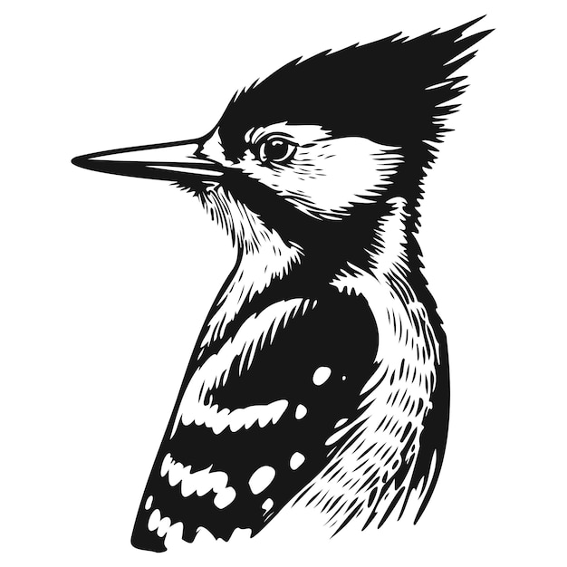 Vetor woodpecker_b