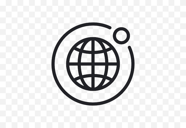 Vetor world planet web network globe world map earth global business travel connection flat design