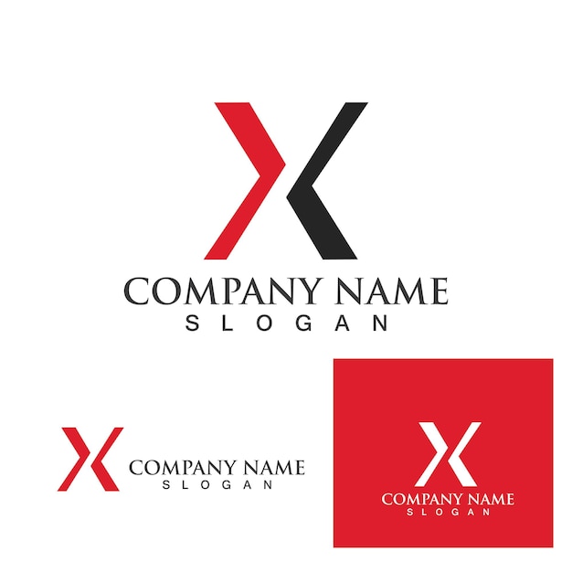 X letter logo template ícone ilustração vetorial design