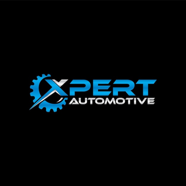 X modelo de design de logotipo automotivo