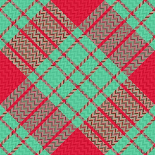 Xadrez de vetor têxtil textura de padrão de tecido verifique o fundo sem emenda do tartan