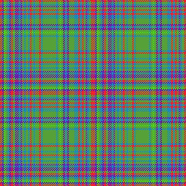 Vetor xadrez vetorial de textura verifique o tecido de fundo tartan sem costura padrão