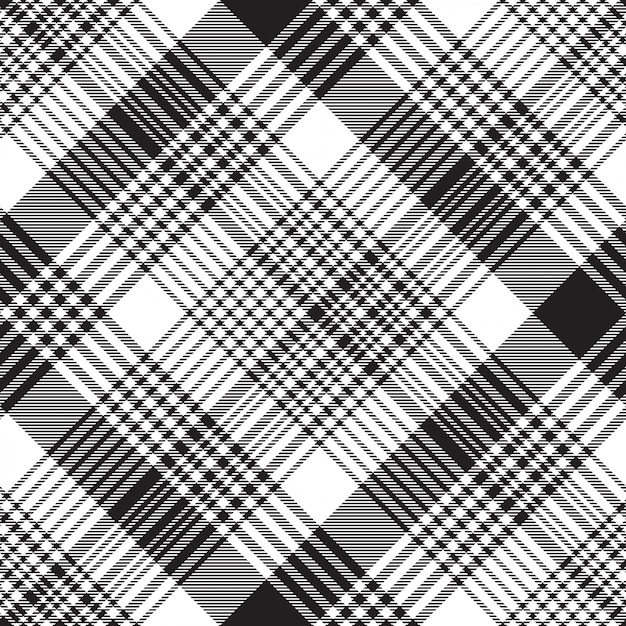 padrão xadrez xadrez em preto e branco. textura de tecido sem costura.  estampa têxtil tartan. 26754234 Vetor no Vecteezy