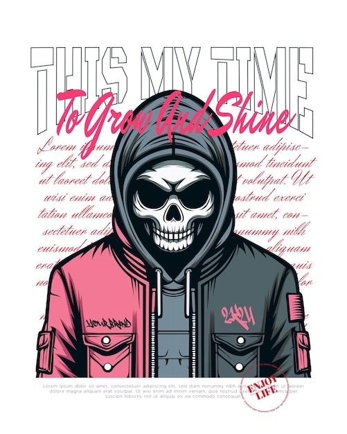 Y2K Streetwear Design camisa de roupa de rua design de personagem