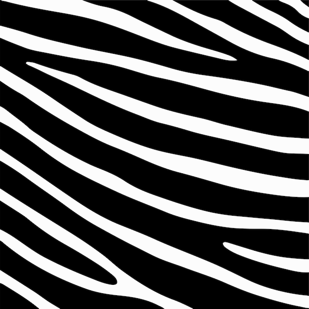 Vetor zebra padrão de fundo abstrato pele de animal selvagem design de impressão plana ilustração vetorial