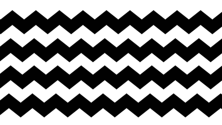 Vetor zig zag vetor onda geométrica padrão sem costura imagem de design de fundo imagem vetor geométrica de onda