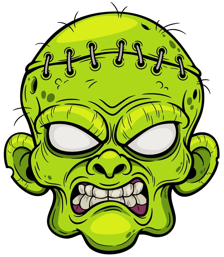 Zombie dos desenhos animados