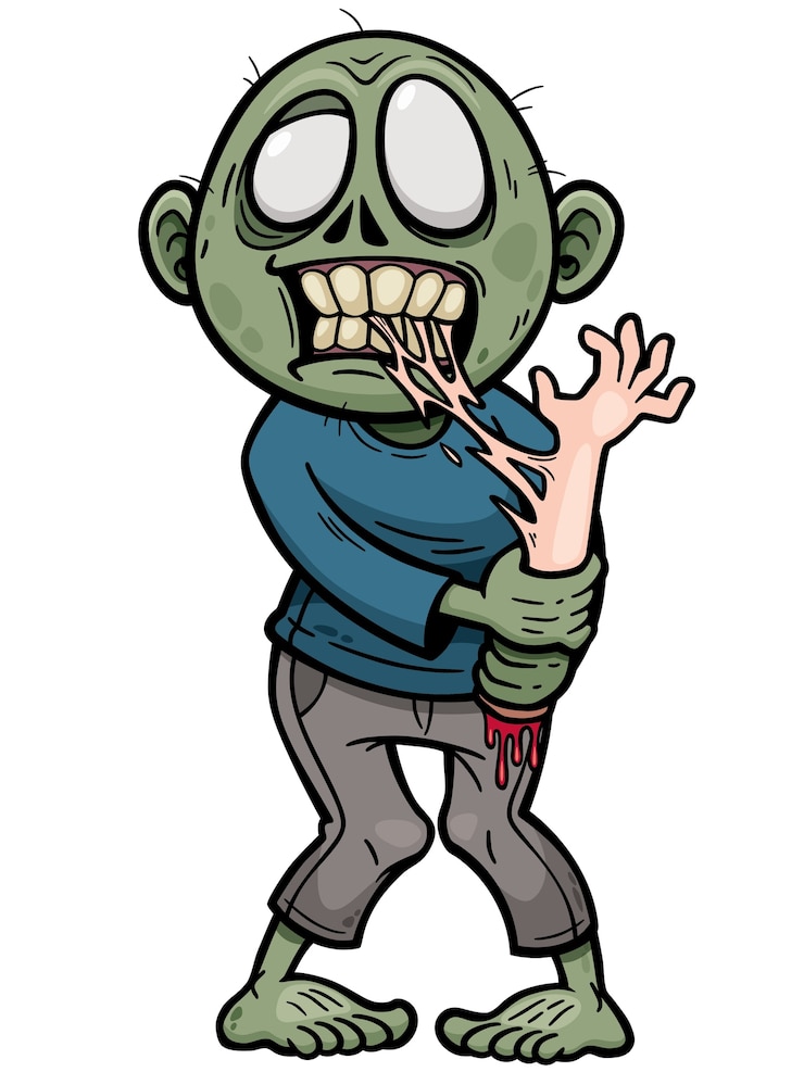 Zumbi dos desenhos animados