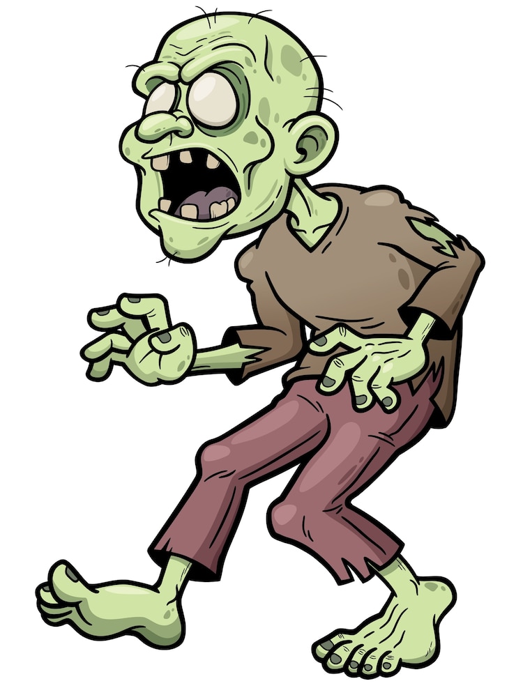 Zumbi dos desenhos animados