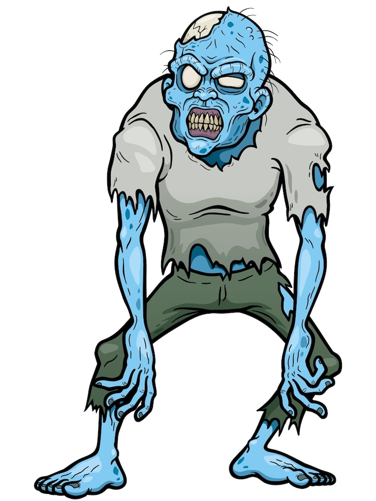 Zumbi dos desenhos animados