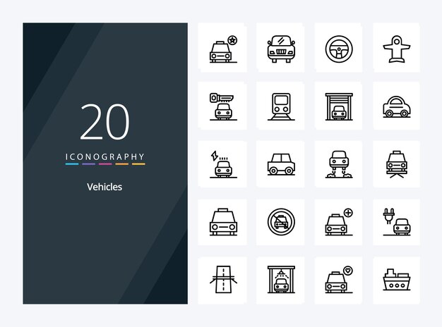 20 Icona del profilo dei veicoli per la presentazione