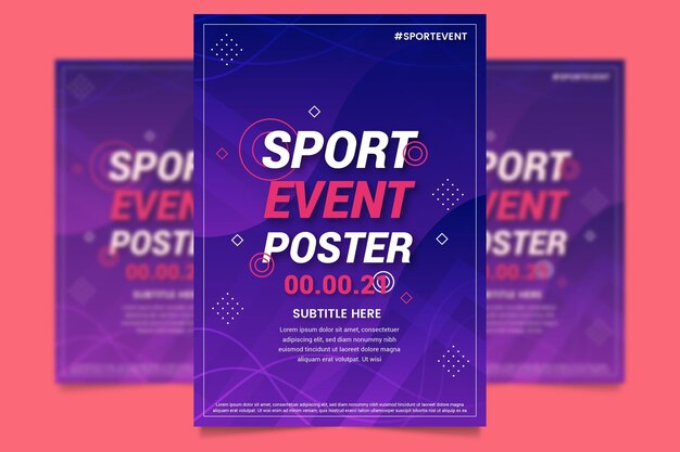 2021 modello di manifesto dell'evento sportivo