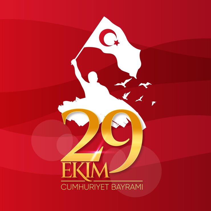 Vettore gratuito 29 ekim festival concept