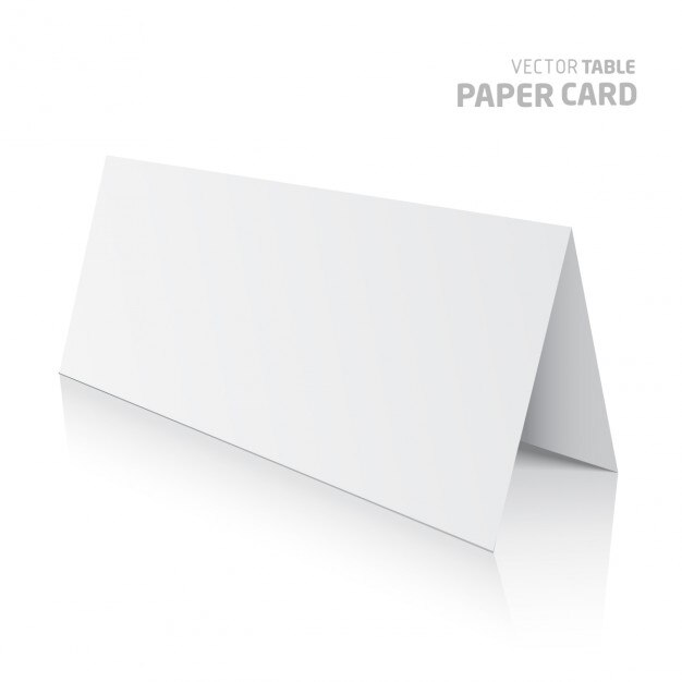 3d carta di carta tavolo isolato su uno sfondo grigio Realistica