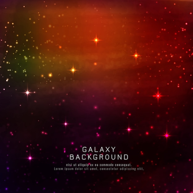 Abstarct incandescente sfondo galassia
