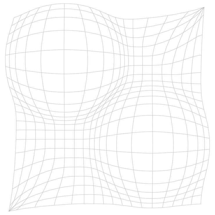 Vettore gratuito abstract 3d generativo glitch griglia wireframe disegno vettoriale