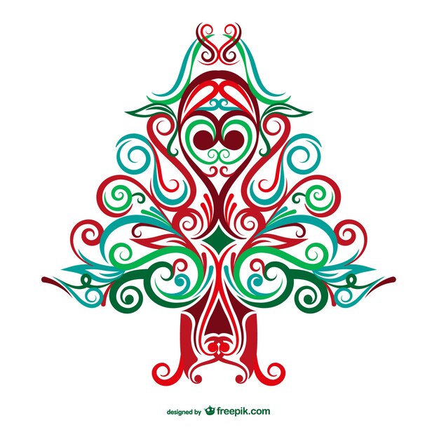 Abstract albero di Natale