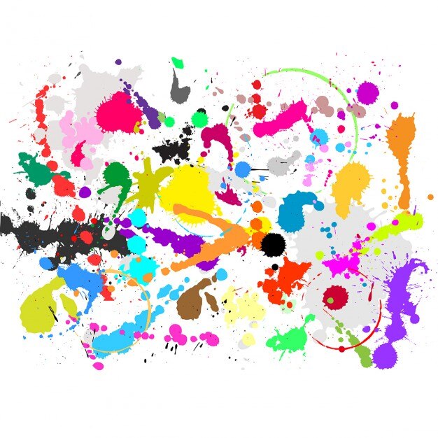 Vettore gratuito abstract background di un sacco di grunge simboli e gocciola