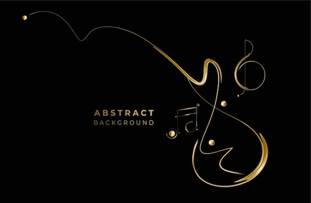 Abstract Golden incandescente lucido linee a spirale effetto sfondo vettoriale. Utilizzare per il design moderno, copertina, poster, modello, brochure, decorato, flyer, banner.