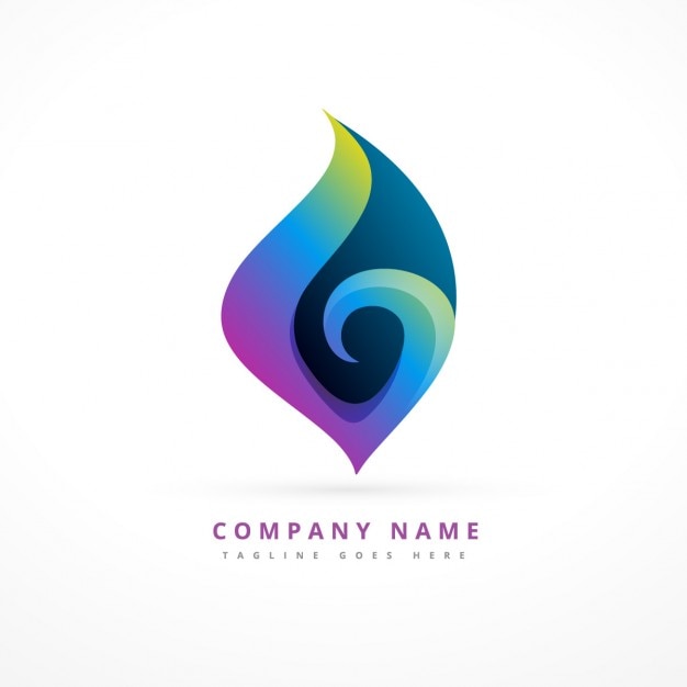 Vettore gratuito abstract logo modello di progettazione
