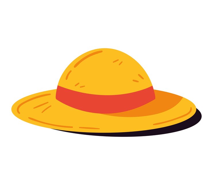 Vettore gratuito accessorio per cappello da turista