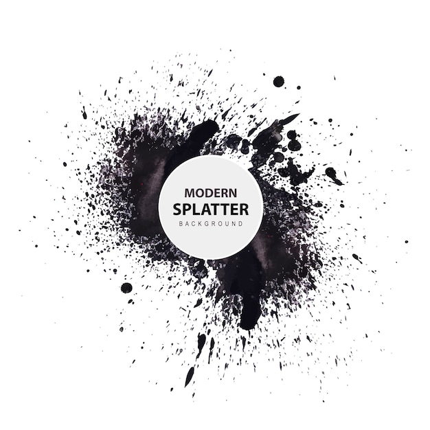 Acquerello moderno Splatter Background